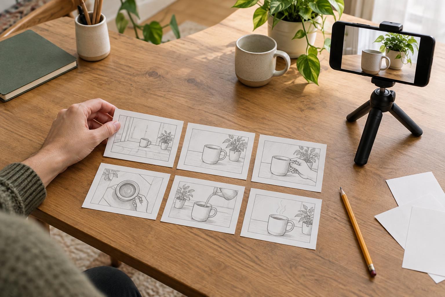 How to Storyboard a Short Social Video Before Filming