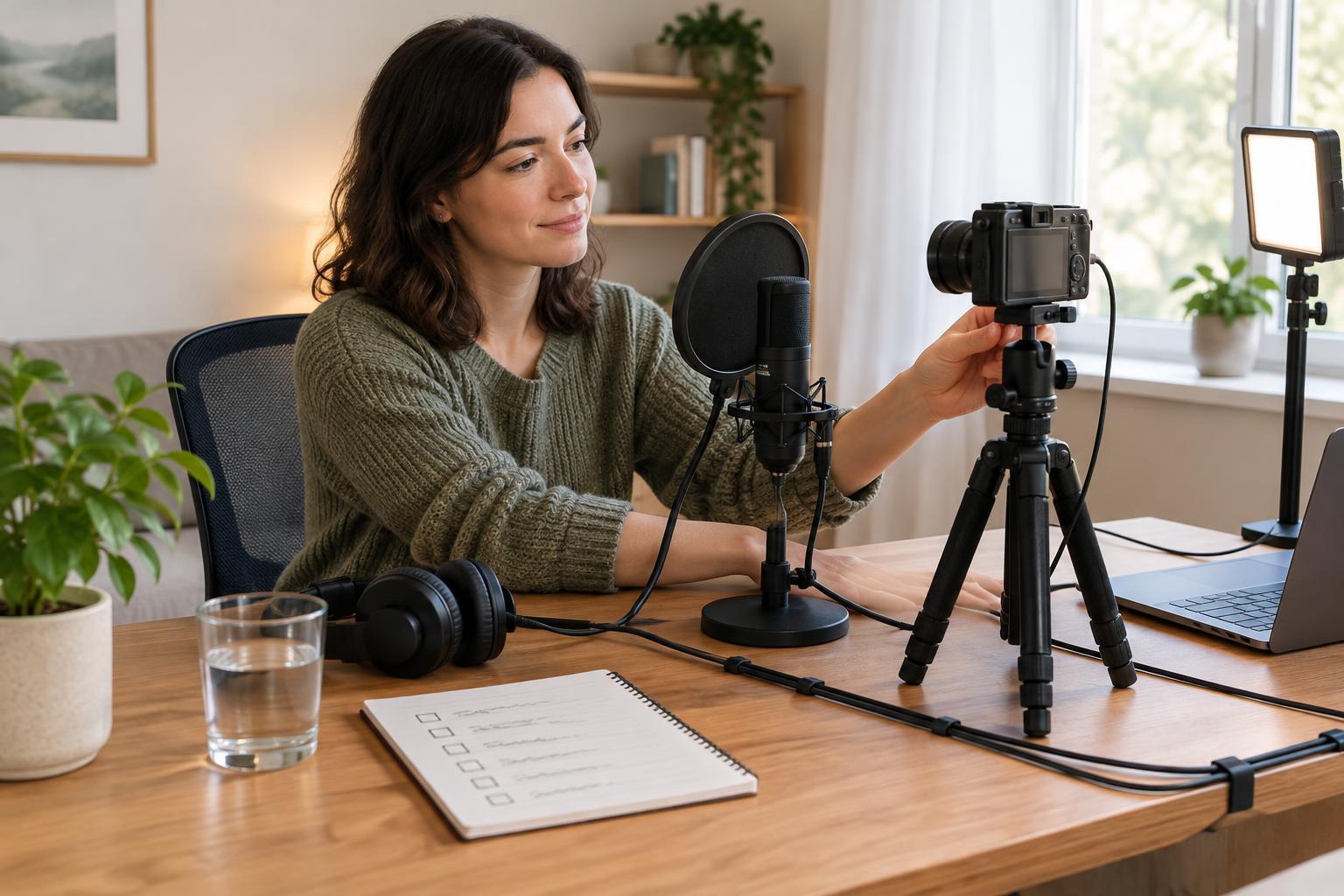 A Recording-Day Setup Checklist for Creators Working From Home